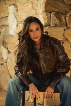 Jaqueta Over Alexia Over - Croco Caf�