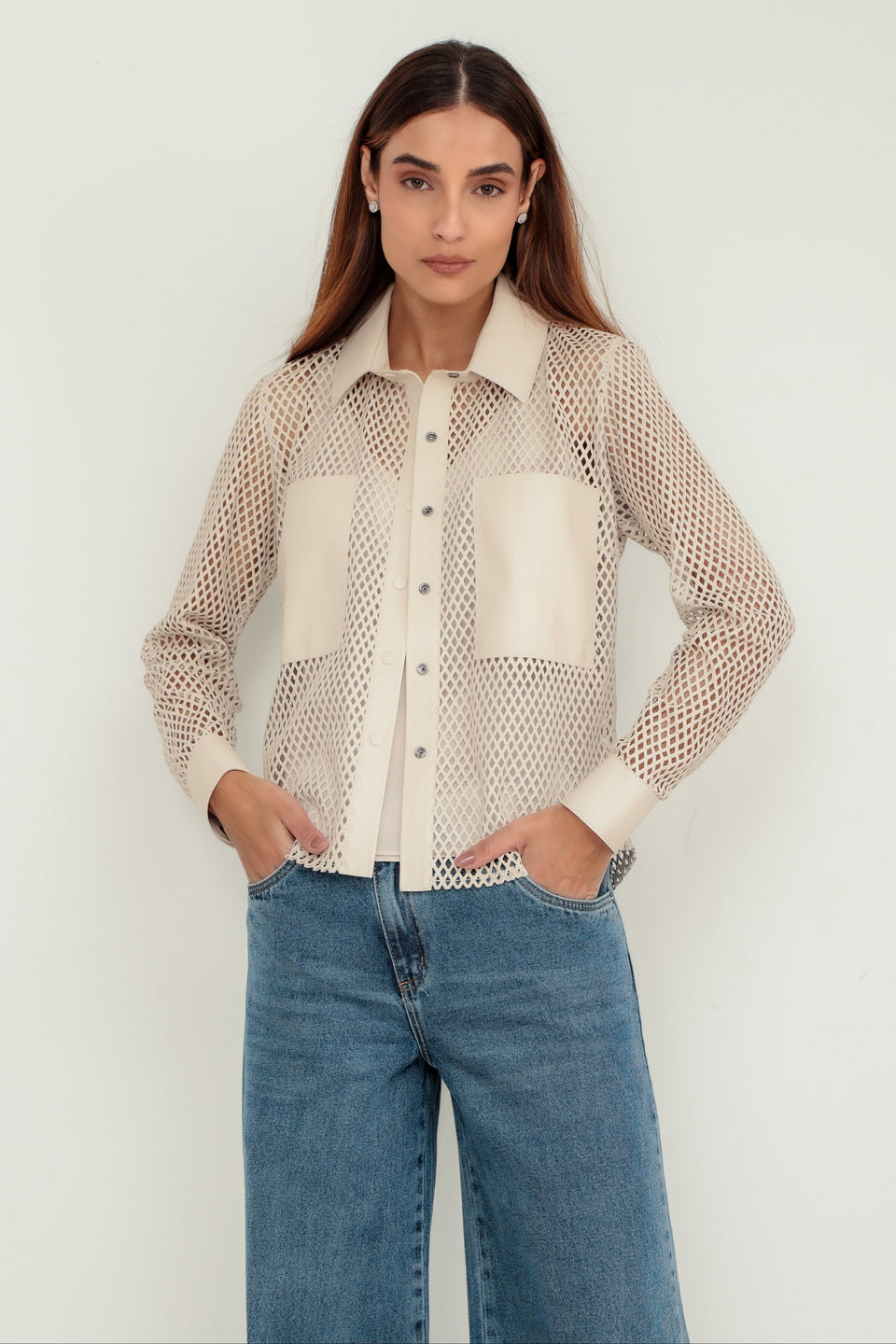 Camisa Tela - Off