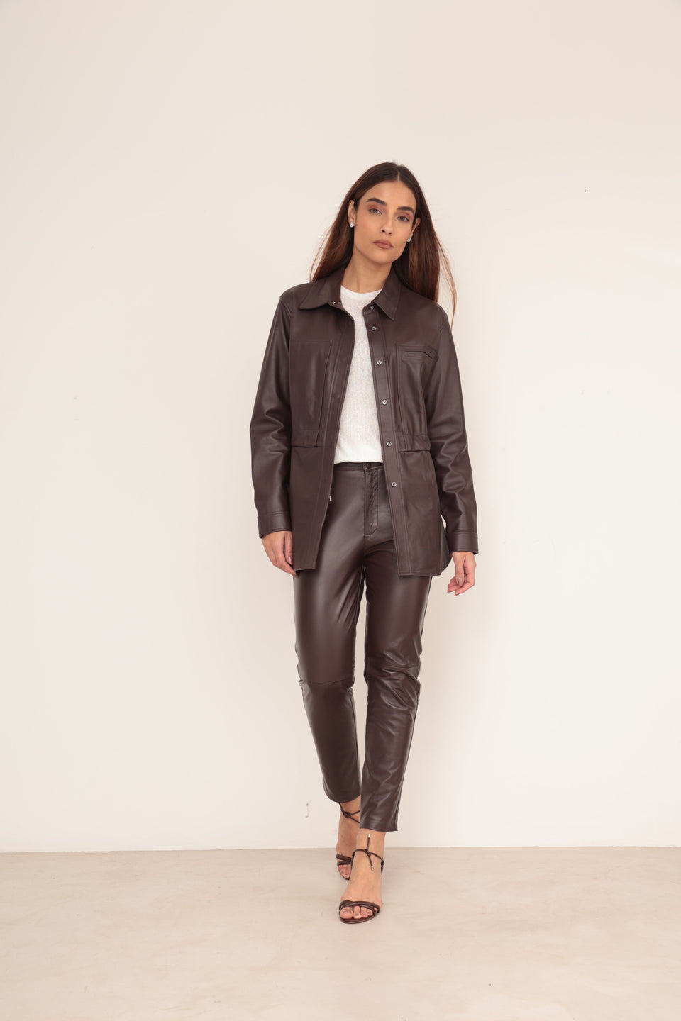 Jaqueta Parka - Marrom Caf�