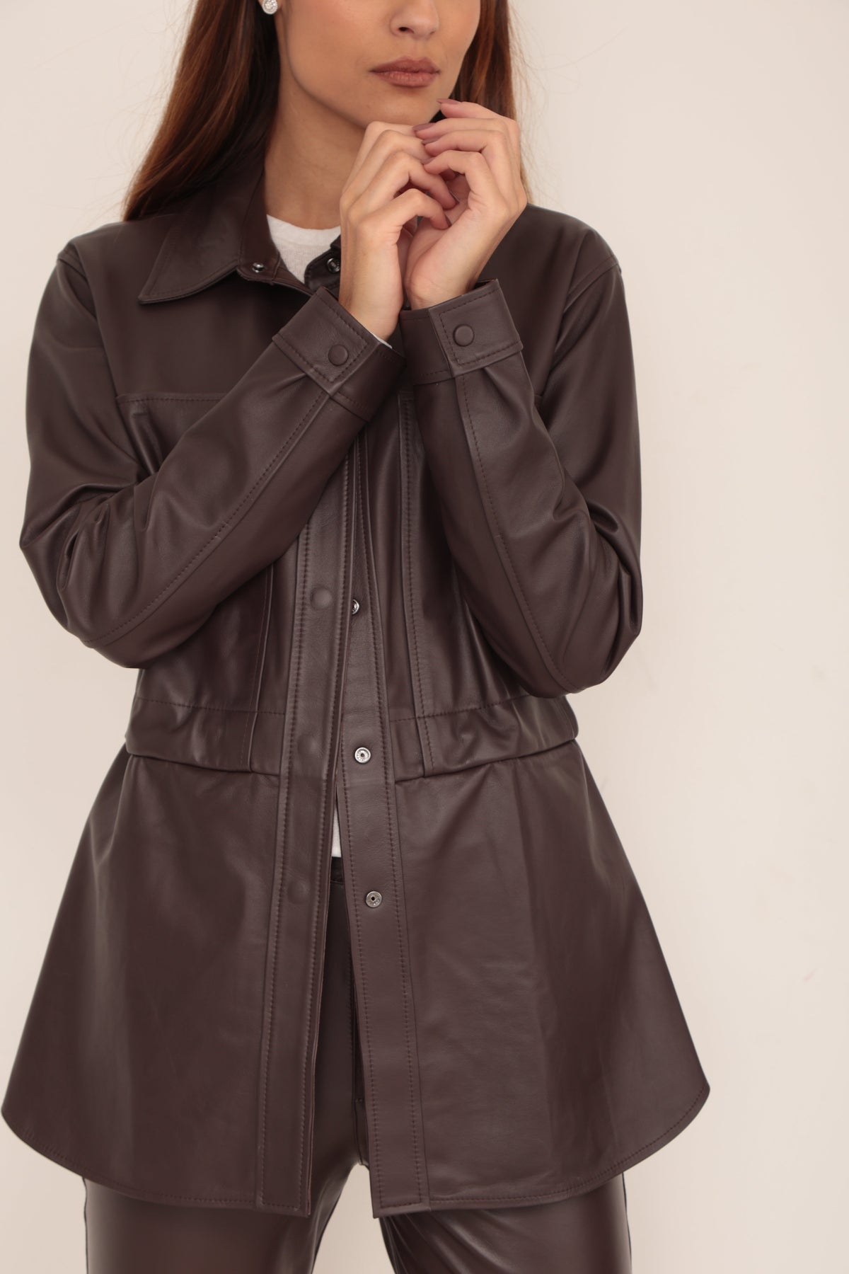 Jaqueta Parka - Marrom Caf�