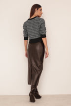 Saia L�pis Longuete Caf�