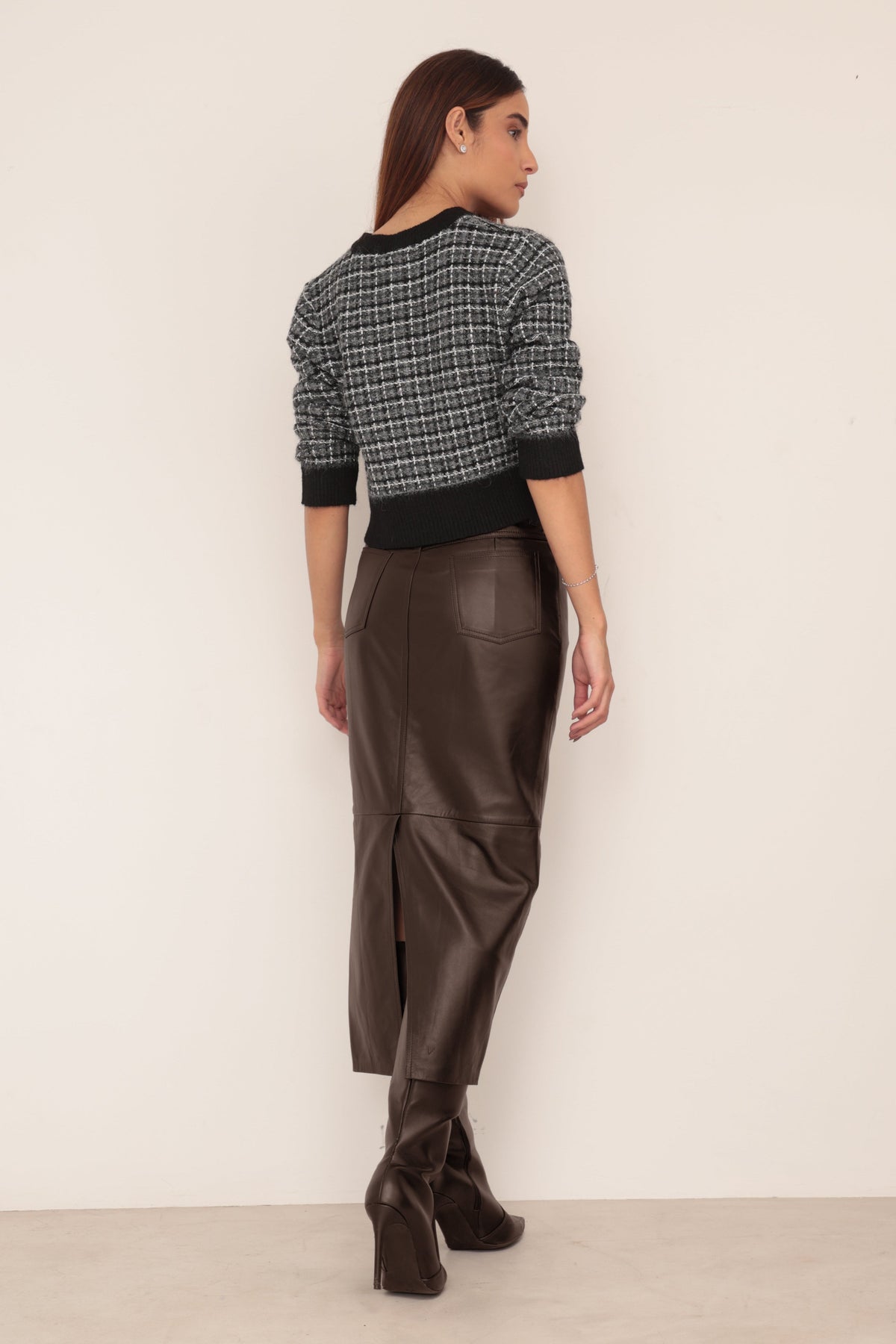 Saia L�pis Longuete Caf�