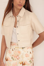 Camisa Cropped - Off