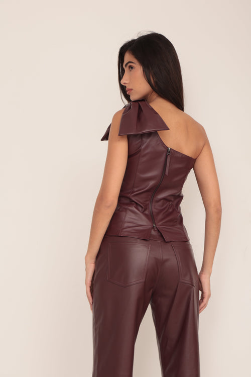 Blusa La�o - Marsala