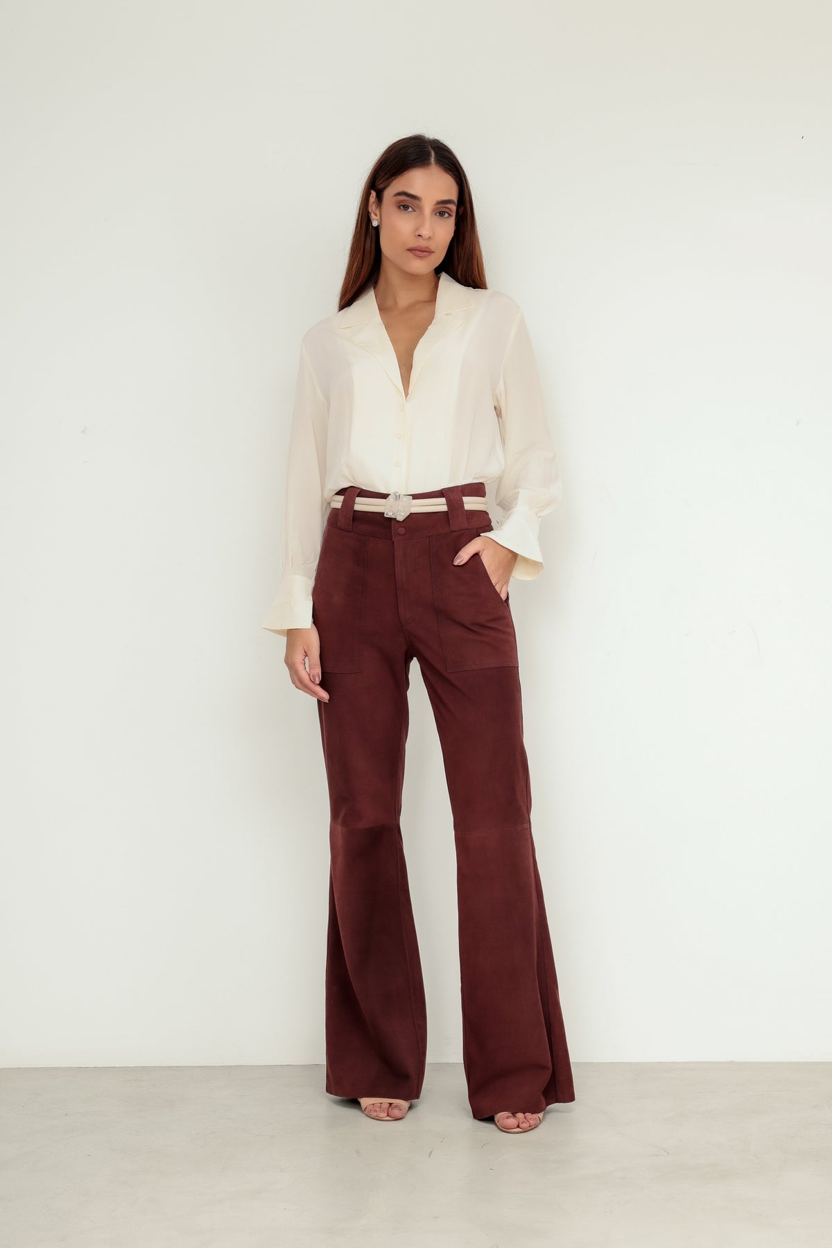 Cal�a Pantalona Chamois - Marrom
