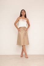 Saia Midi Bolso - Avel�