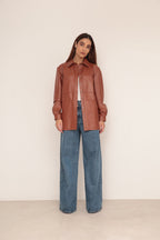 Camisa Over - Caramelo