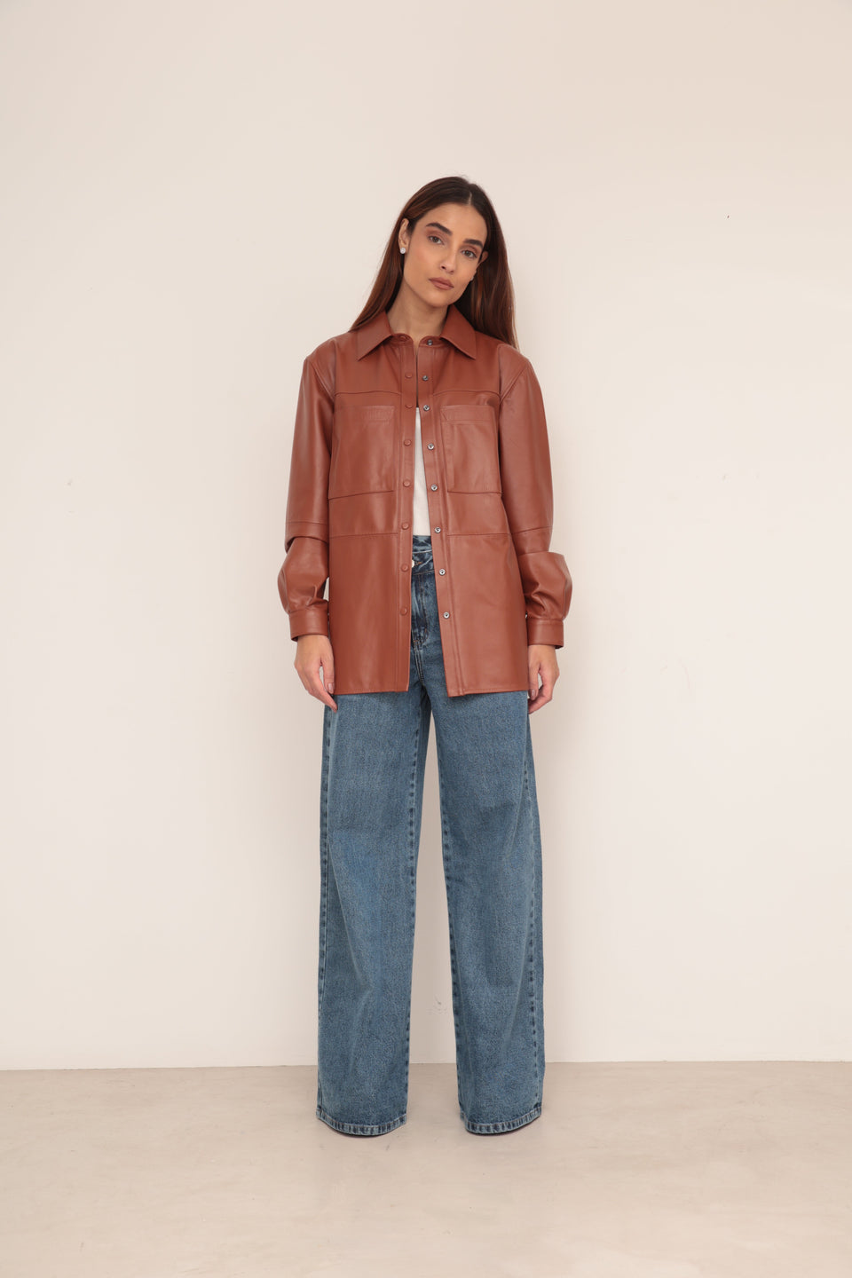 Camisa Over - Caramelo
